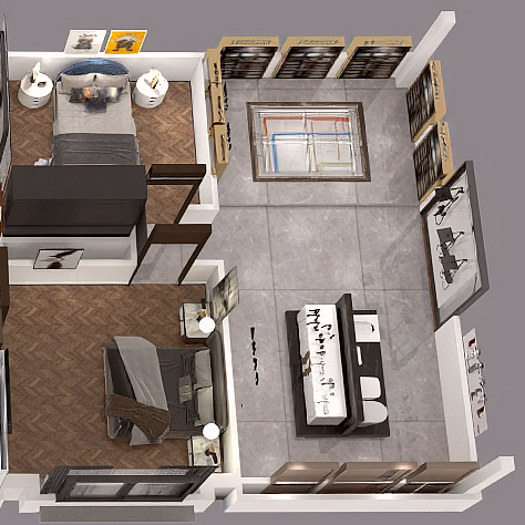 高利成交型整裝展廳系列1——選材間